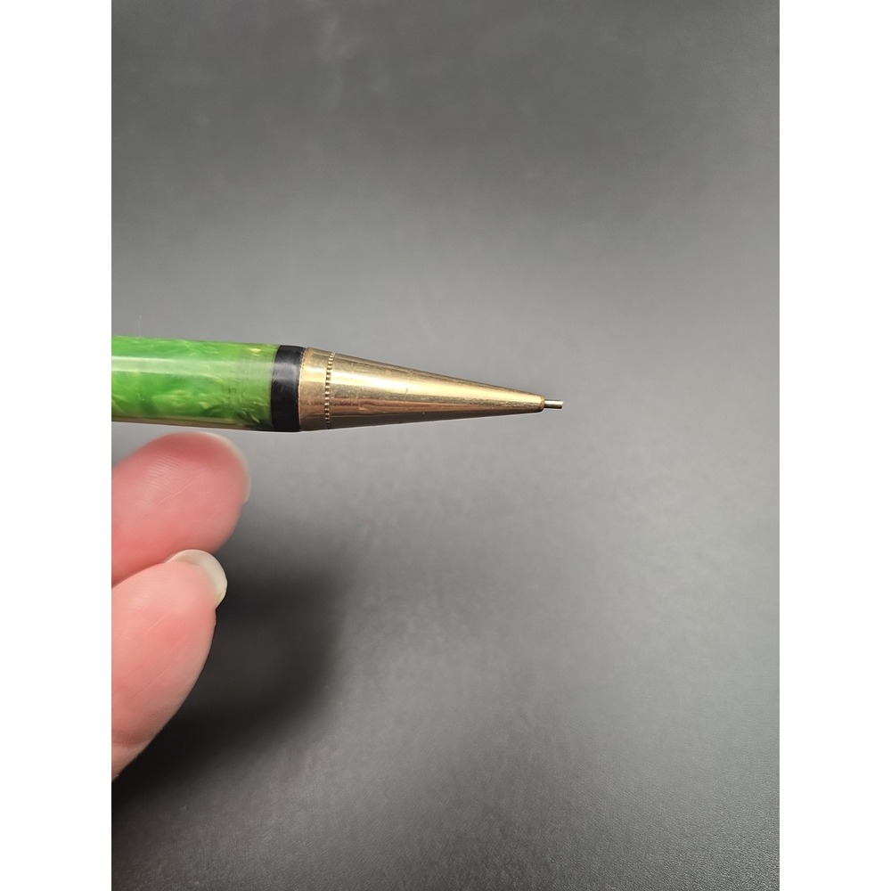1920s Parker Duofold Jade Green Mechanical Pencil Clip Model Vintage USA - Picture 8 of 10